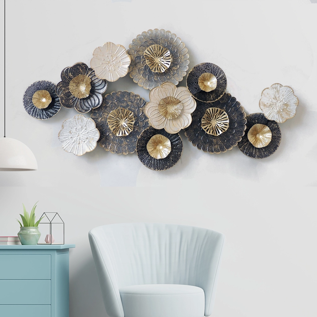 Curtain-of-Sea-Shells-Metal-Wall-Art-Panel