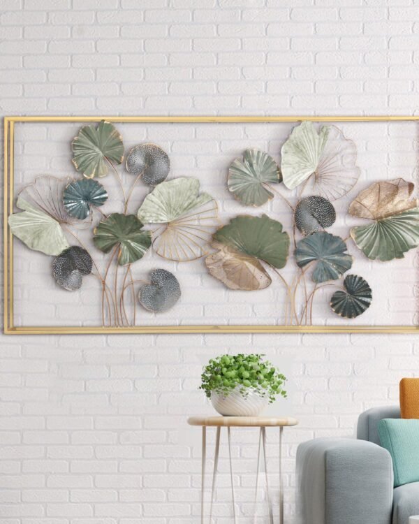 Water Lilly Metal Wall Art