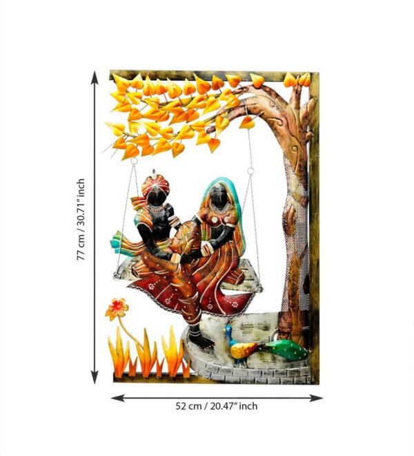 Radha-Krishna-Frame-Wall-Art-With-Led-In-Multicolour